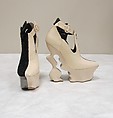 Ensemble, Maison Margiela (French, founded 1988), silk, cotton, leather, plastic (cellulose nitrate, polyurethane, polyvinyl chloride), rubber, metal, French